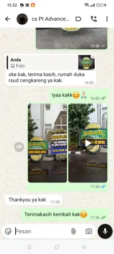 Testimonial Papan Bunga Pernikahan janaka