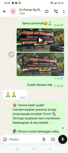 Testimonial Papan Bunga janaka