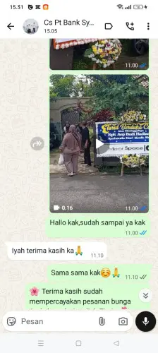 Testimonial Papan Bunga janaka